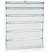 Drawer cabinet 1240 x 1014 x 600 - 6x drawers